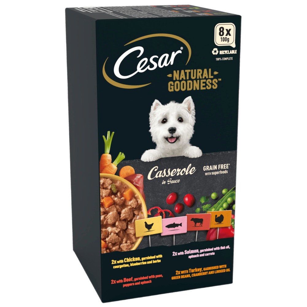 CESAR® NATURAL GOODNESS™ Grain Free Wet Dog Food in Casserole - 1